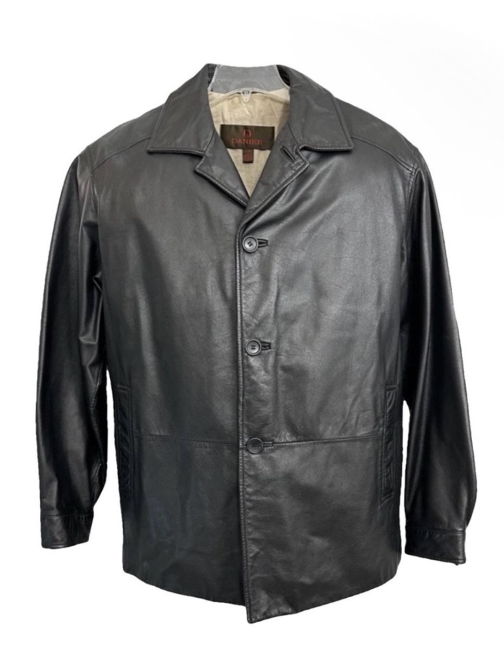 Danier Classic Leather Dress Overcoat Jacket